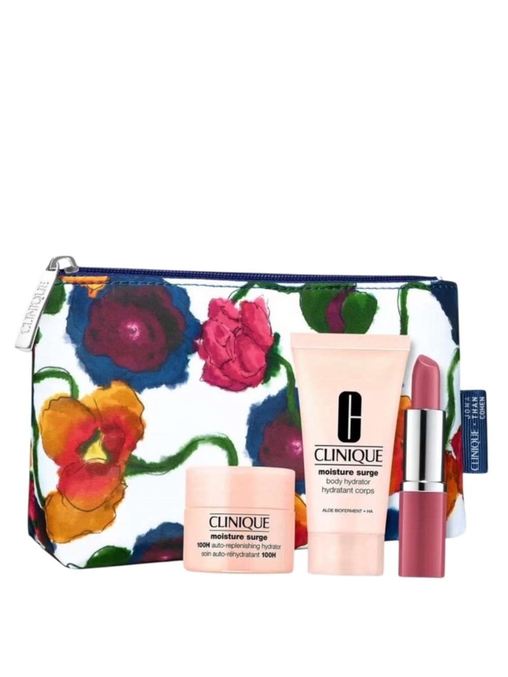 ☀️ New! CLINIQUE Cosmetics in Jonathan Cohen Limited Edition Tote and Pouch